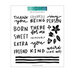 Concord and 9th - Winter Wonderland Collection - Clear Photopolymer Stamps - Thank You for Being