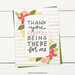 Concord and 9th - Winter Wonderland Collection - Clear Photopolymer Stamps - Thank You for Being