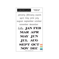 Concord and 9th - Clear Photopolymer Stamps - Monthly Mix