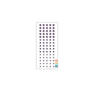 Concord and 9th - Enamel Dots - Eggplant