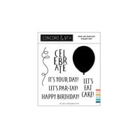 Concord and 9th - Clear Photopolymer Stamps - Pop-Up Par-Tay