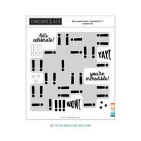 Concord and 9th - Turnabout Collection - Clear Photopolymer Stamps - Exclamations
