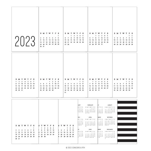 Concord and 9th - 2023 Printed Calendar