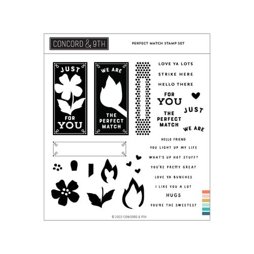 Concord and 9th - Clear Photopolymer Stamps - Perfect Match