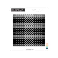 Concord and 9th - Clear Photopolymer Stamps - Brick Background