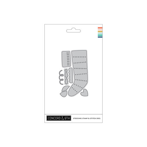 Concord and 9th - Christmas - Dies - Stocking Stamp and Stitch