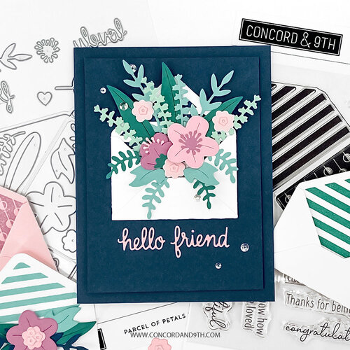 Concord and 9th - Clear Photopolymer Stamps - Parcel of Petals