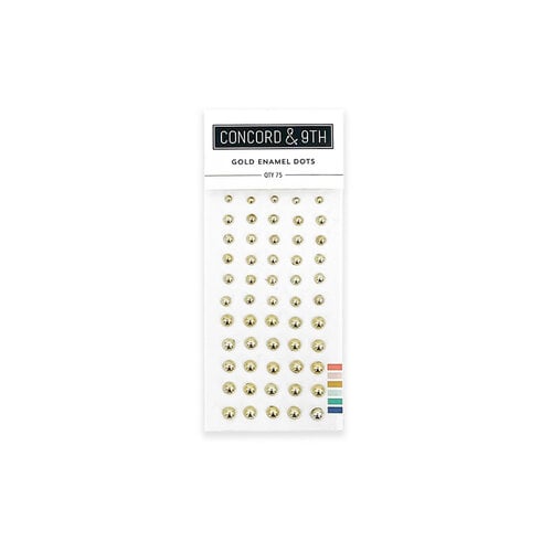 Concord and 9th - Enamel Dots - Gold