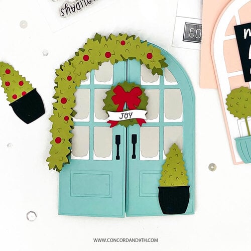 Concord and 9th - Clear Photopolymer Stamps - Door Decor