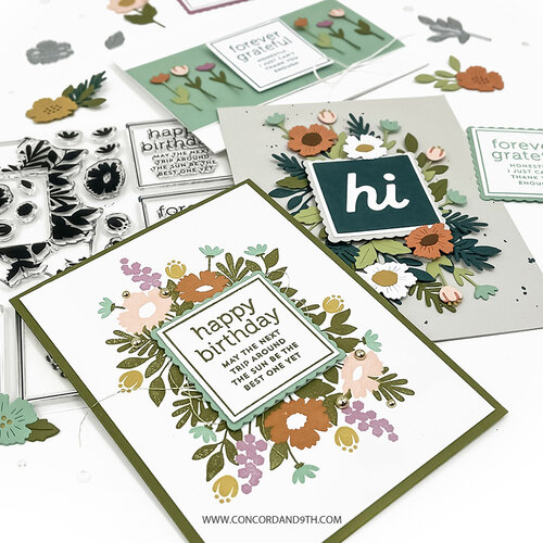 Concord and 9th - Dies - Sentimental Florals Concord and 9th - Dies - Sentimental Florals