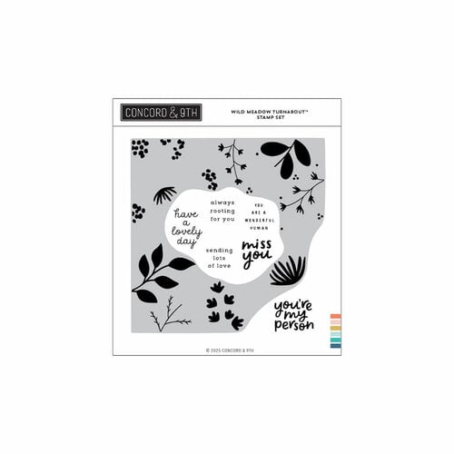 Concord and 9th - Clear Photopolymer Stamps - Wild Meadow Turnabout