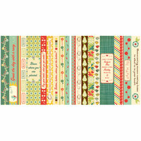 Cosmo Cricket - Early Bird Collection - 12 x 12 Double Sided Paper - Borders