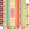 Cosmo Cricket - Material Girl Collection - 12 x 12 Double Sided Paper - Borders