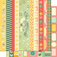 Cosmo Cricket - Salt Air Collection - 12 x 12 Double Sided Paper - Borders