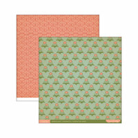 Cosmo Cricket - Evangeline Collection - 12 x 12 Double Sided Paper - Dandelion