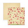 Cosmo Cricket - Tea for Two Collection - 12 x 12 Double Sided Paper - Rose Petal Jam