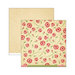 Cosmo Cricket - Tea for Two Collection - 12 x 12 Double Sided Paper - Rose Petal Jam