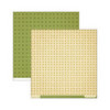 Cosmo Cricket - Tea for Two Collection - 12 x 12 Double Sided Paper - Butter
