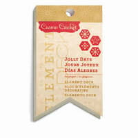 Cosmo Cricket - Jolly Days Collection - Christmas - Element Deck - Designer Tags