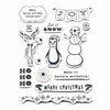 Cosmo Cricket - Jolly Days Collection - Christmas - Cling Mounted Rubber Stamps