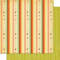 Cosmo Cricket - Nutmeg Collection - 12 x 12 Double Sided Paper - Falling Down