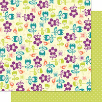 Cosmo Cricket - Pixie-Licious Collection - 12 x 12 Double Sided Paper - Bloomin' Babies