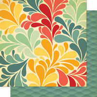 Cosmo Cricket - Salt Air Collection - 12 x 12 Double Sided Paper - Sea Garden