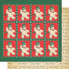 Cosmo Cricket - Dear Mr. Claus Collection - Christmas - 12 x 12 Double Sided Paper - Thumpity Thump