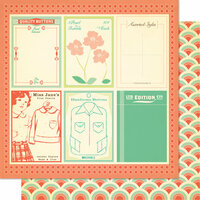Cosmo Cricket - Clementine Collection - 12 x 12 Double Sided Paper - Phoebe