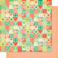 Cosmo Cricket - Clementine Collection - 12 x 12 Double Sided Paper - Ivy