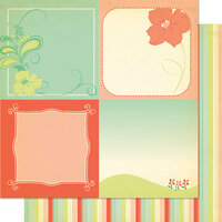 Cosmo Cricket - Clementine Collection - 12 x 12 Double Sided Paper - Genevieve