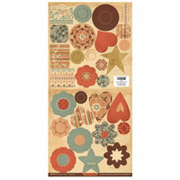 Cosmo Cricket - Gretel Collection - Die-Cuts - Buttons & More Fashions , CLEARANCE
