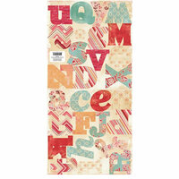 Cosmo Cricket - Hey Sugar Collection - Valentine's Day - Die-Cuts - Alpha Buttons, CLEARANCE