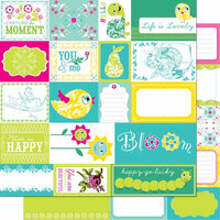 Cosmo Cricket - DeLovely Collection - 12 x 12 Double Sided Paper - Elements, CLEARANCE