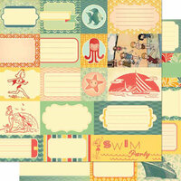 Cosmo Cricket - Salt Air Collection - 12 x 12 Double Sided Paper - Elements