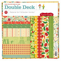 Cosmo Cricket - Garden Variety and Material Girl Collections - Double Deck 12 x 12 Paper Pad