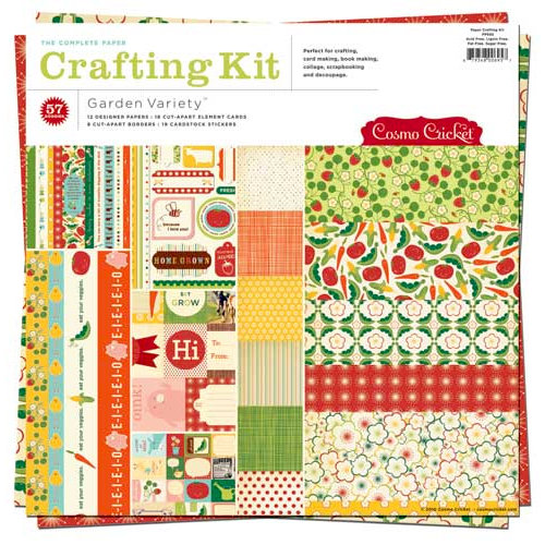 Cosmo Cricket - Garden Variety Collection - Paper Crafting Kit
