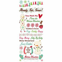 Cosmo Cricket - Jolly By Golly Collection - Rub Ons - Icon