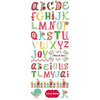 Cosmo Cricket - Jolly By Golly Collection - Rub Ons - Alphabet, CLEARANCE