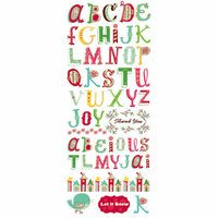 Cosmo Cricket - Jolly By Golly Collection - Rub Ons - Alphabet, CLEARANCE