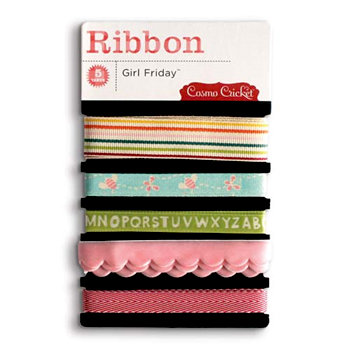 Cosmo Cricket - Girl Friday Collection - Ribbon, CLEARANCE