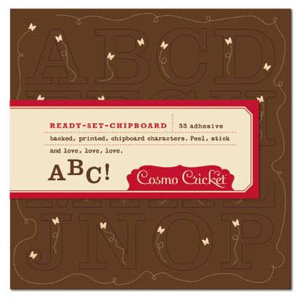 Cosmo Cricket - Gretel Collection - Ready-Set-Chipboard - Flutterby, CLEARANCE