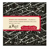 Cosmo Cricket - Hey Sugar Collection - Valentine's Day - Ready Set Chipboard - Loveline, CLEARANCE