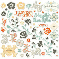 Cosmo Cricket - Everafter Collection - Ready Set Chipboard, CLEARANCE