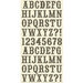 Cosmo Cricket - Ready Set Chipboard - School House Alphabet, CLEARANCE
