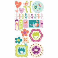 Cosmo Cricket - Pixie-Licious Collection - Ready Set Chipboard