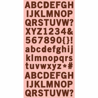 Cosmo Cricket - Ready Set Chipboard - Iron Port Alphabet