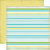 Carta Bella Paper - Baby Mine Collection - Boy - 12 x 12 Double Sided Paper - Baby Boy Stripes