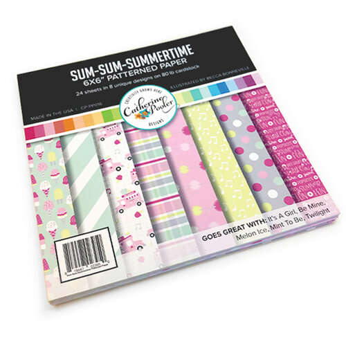 Catherine Pooler Designs - 6 x 6 Patterned Paper Pack - Sum-Sum-Summertime