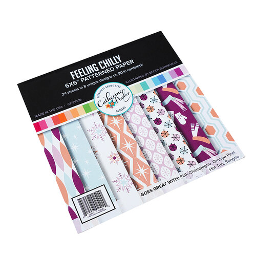 Catherine Pooler Designs - Feelin Chilly Collection - 6 x 6 Patterned Paper Pack - Feeling Chilly